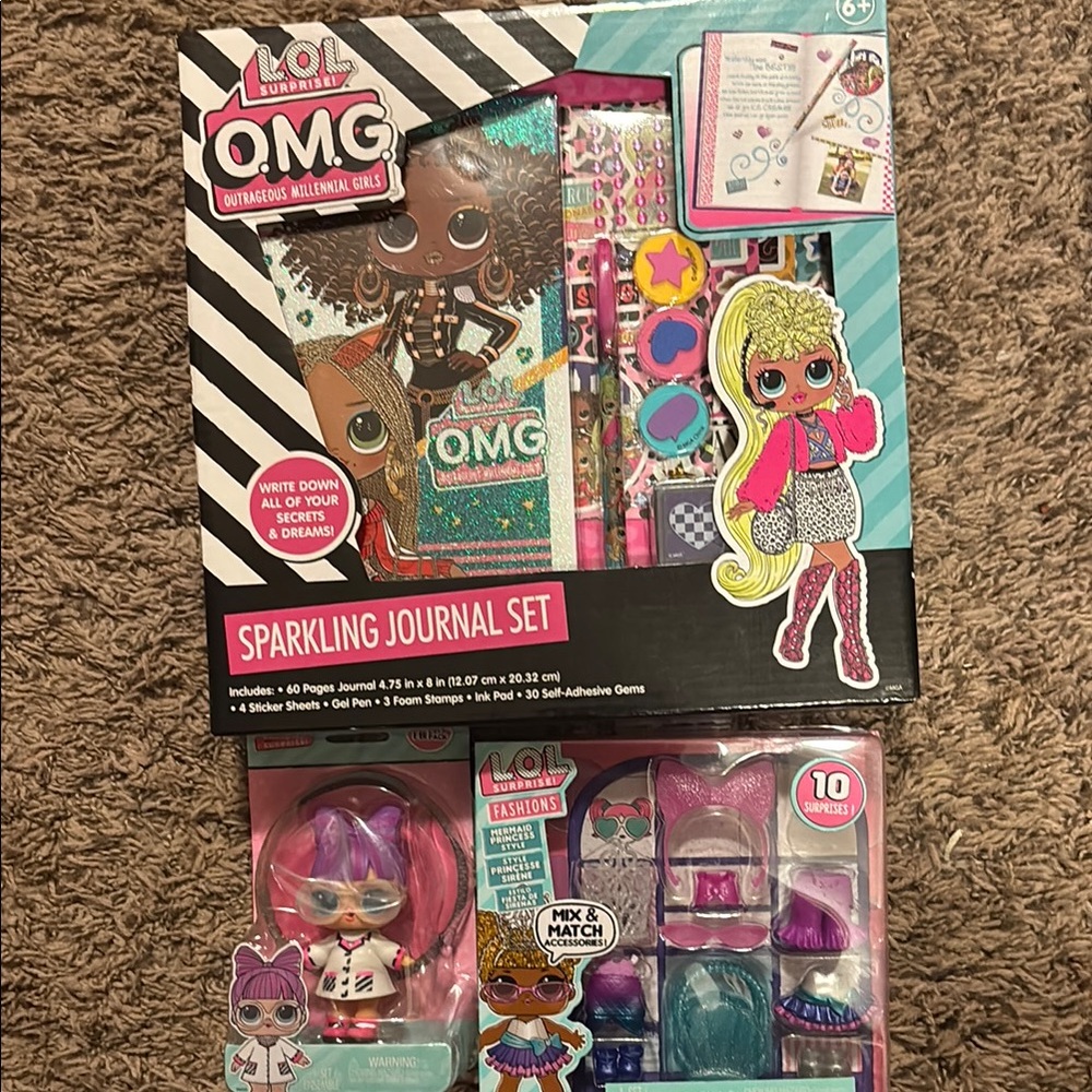 LOL Surprise OMG Sparkling Journal Set